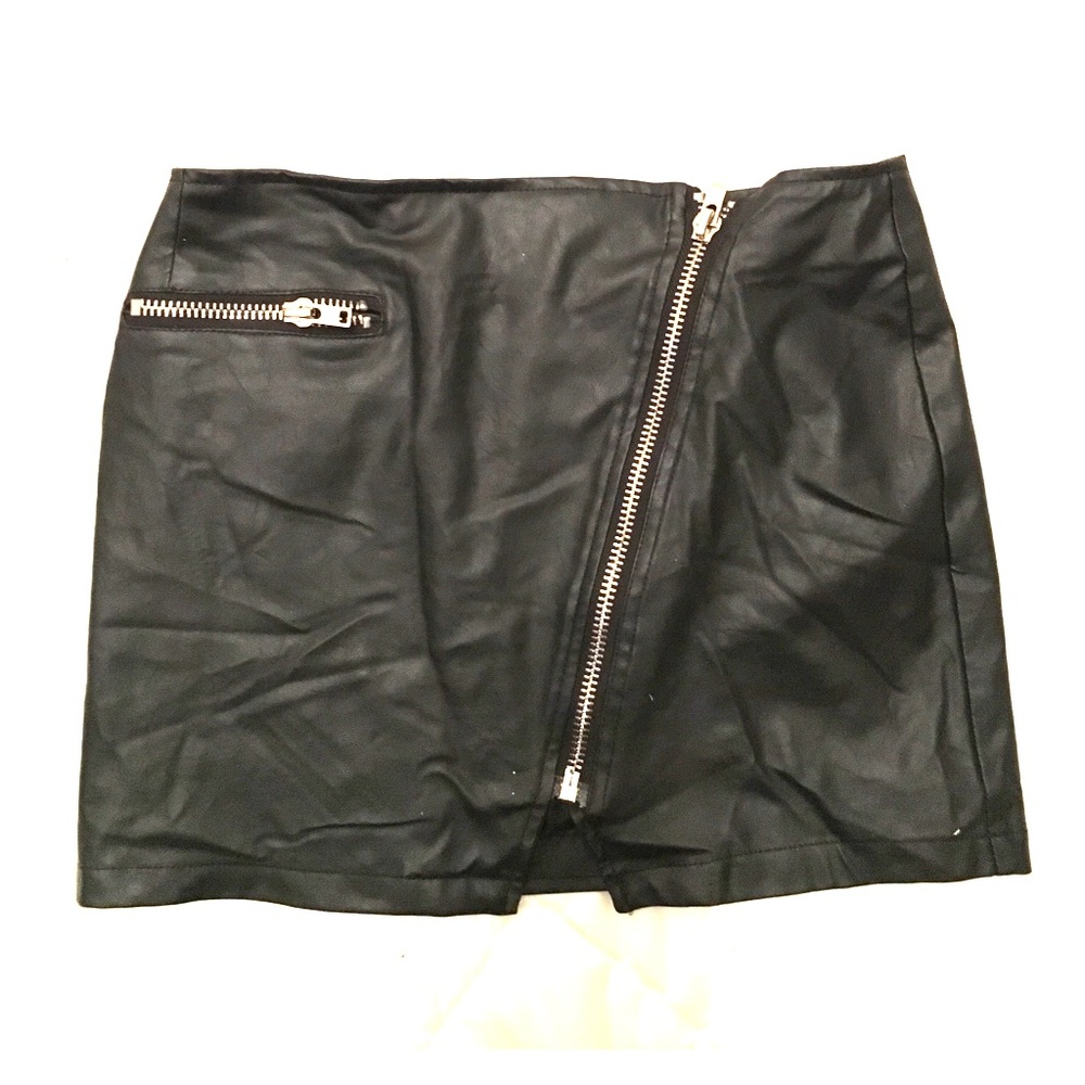 Pleather skirt