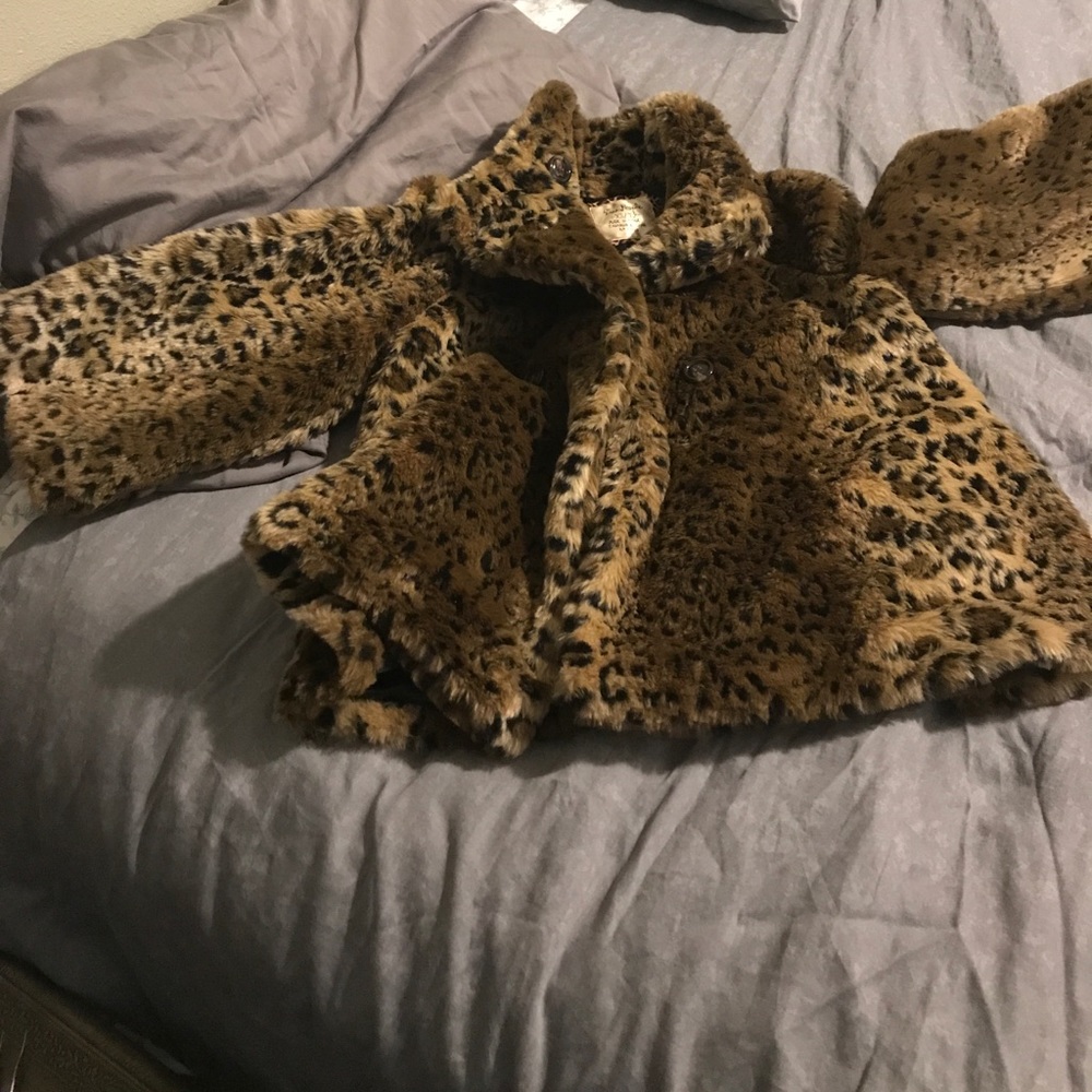 Free people leopard print coat