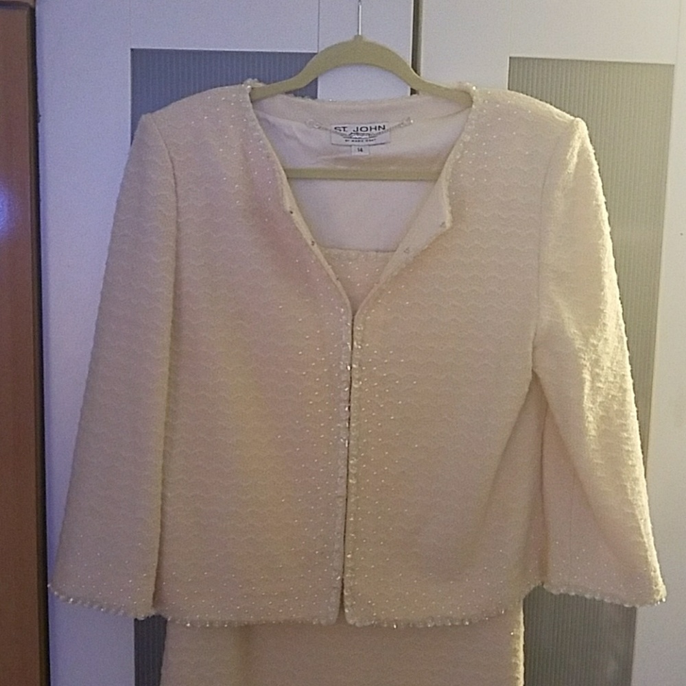 A St. John Couture dress and jacket