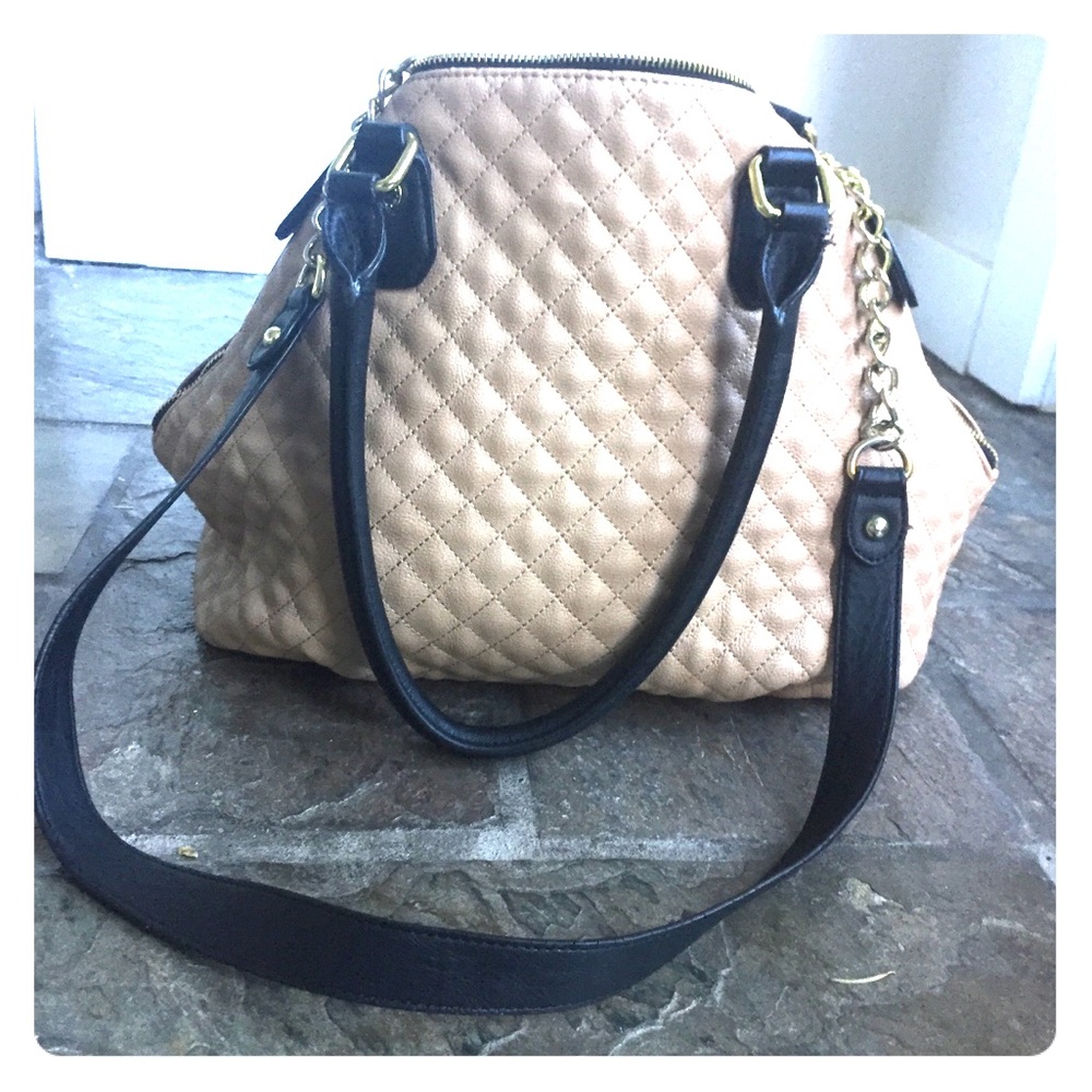 BLACK FRIDAY! Tan & Black Steve Madden Purse