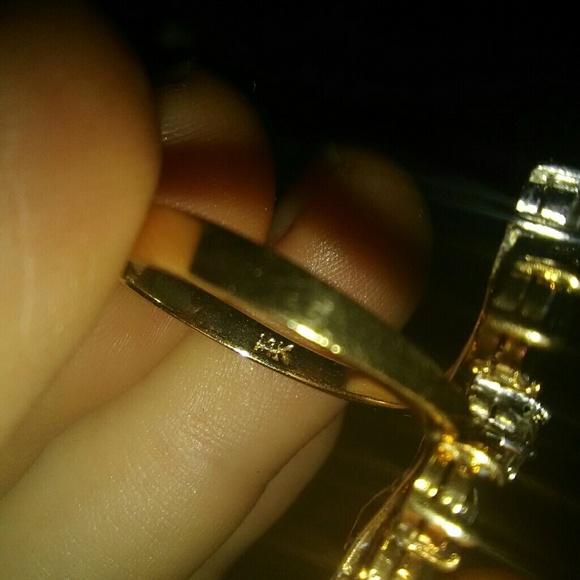 💜14k gold diamond and Sapphire ring - Picture 4 of 6