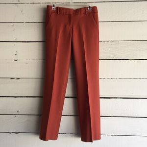 Vintage J Crew Orange Wool “City Fit” Trousers.