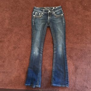 Dark wash miss me jeans