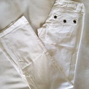 Twill Twenty Two White Jeans