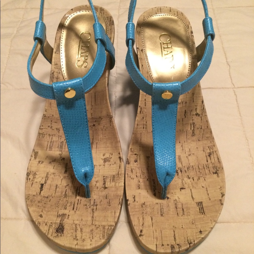 Chaps wedge sandals