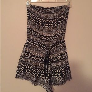 Printed Romper