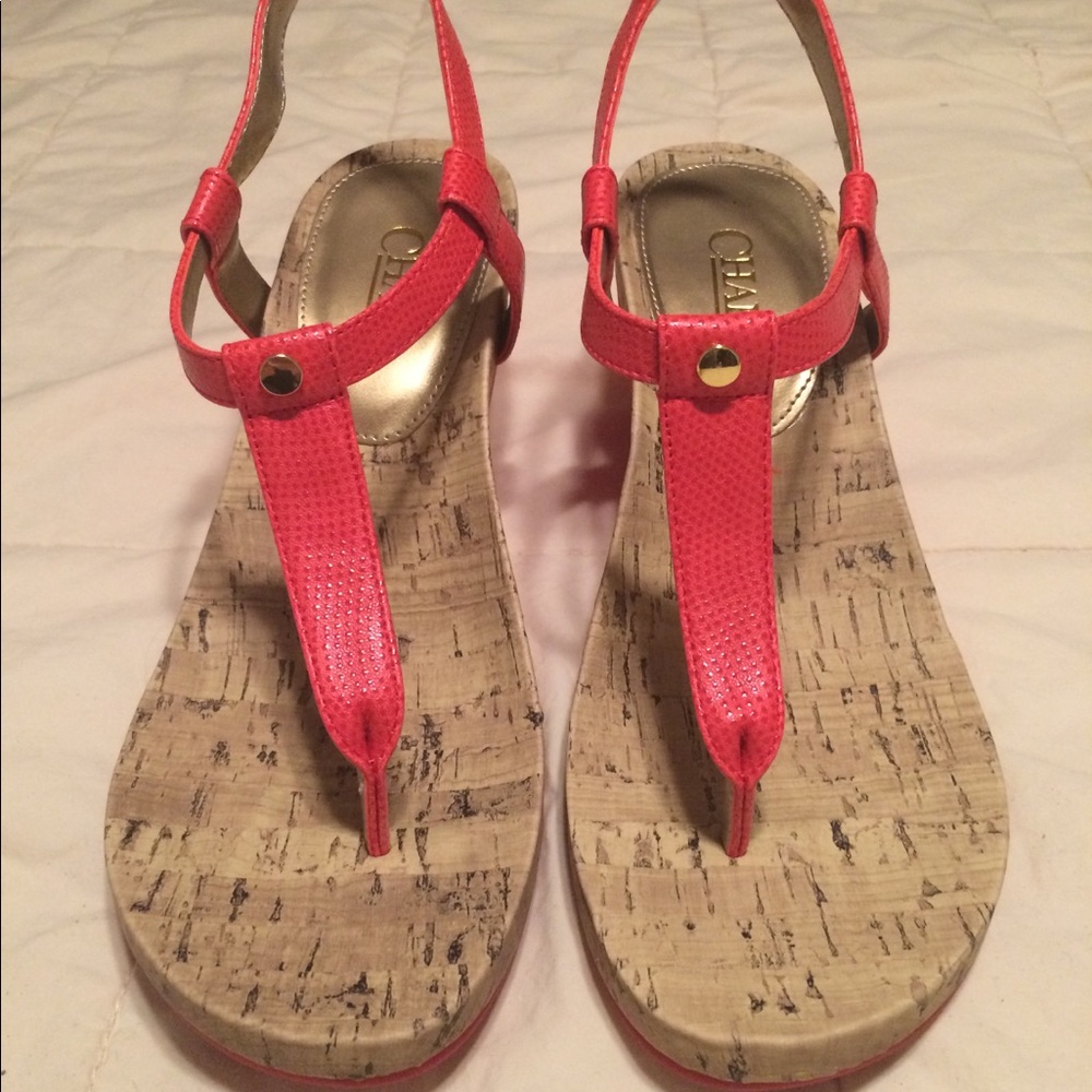 Chaps wedge sandals