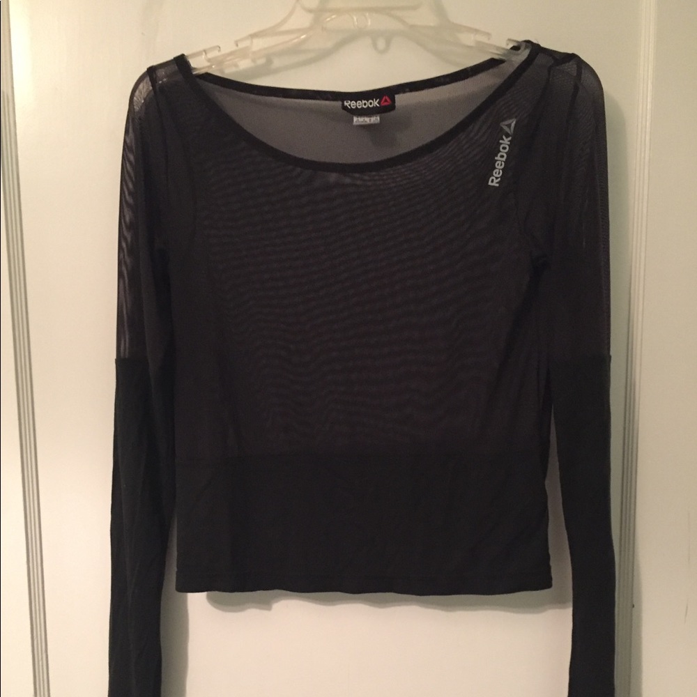 Sheer Black Reebok Top