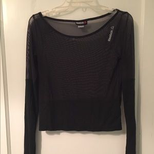 Sheer Black Reebok Top