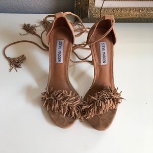 Steven madden fringe heels