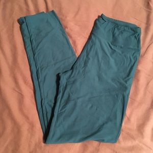 LLR teal leggings OS