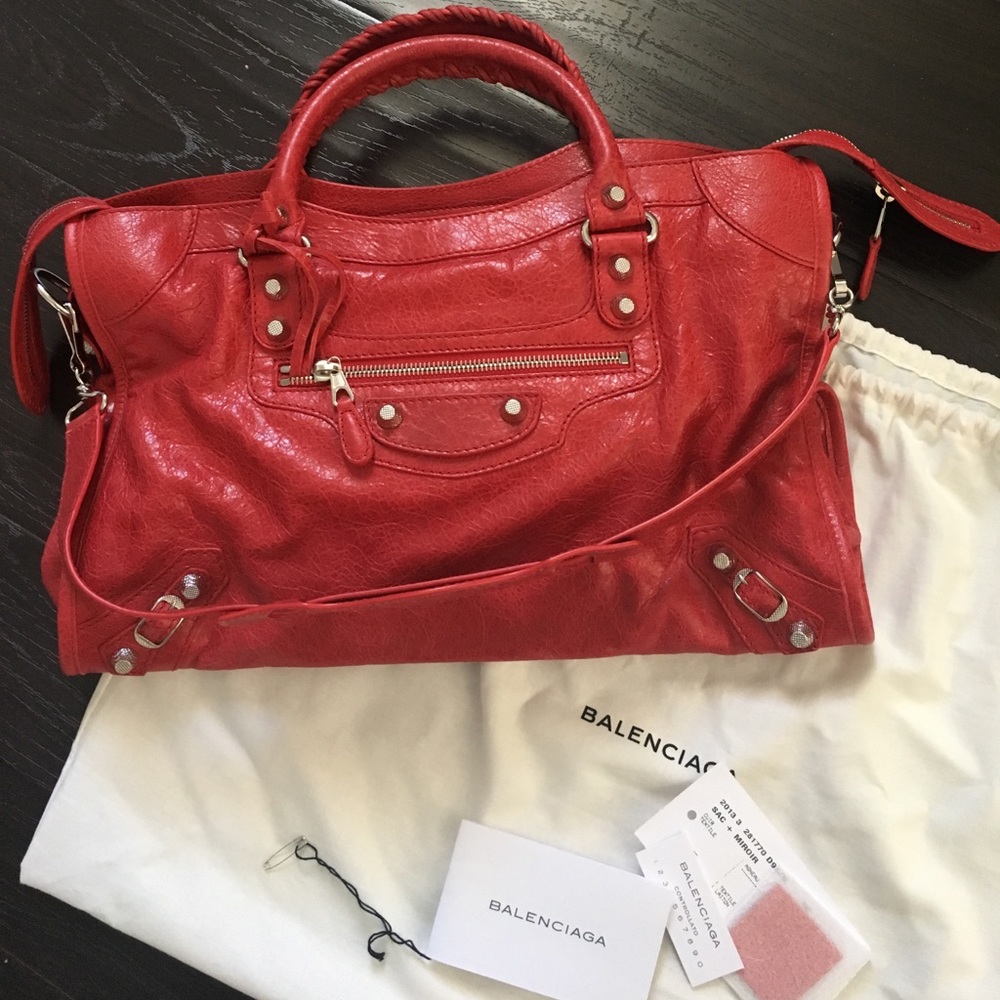 Brand New!! Nwot Rare F/W 2013 Red Balenciaga City