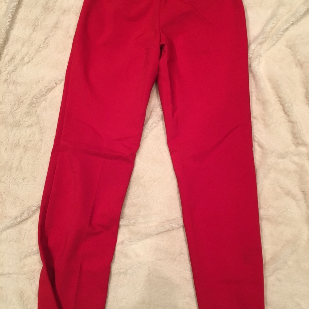 Apt 9 straight edge dress pants in sassy red!