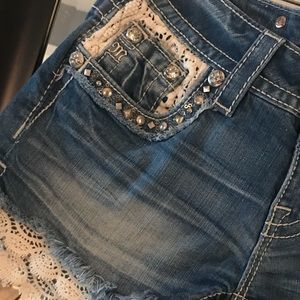 Miss me denim shorts
