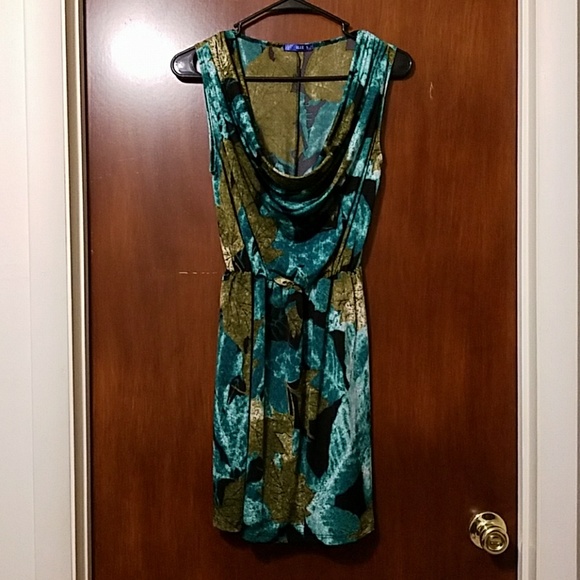NWOT Sleeveless Cowlneck Dress - Picture 1 of 4