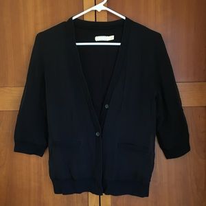 UO Pins and Needles Black Cardigan