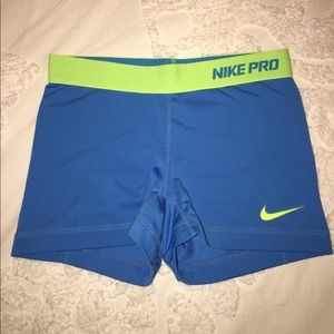 NWOT Nike Pro Workout Shorts