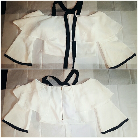 Forever 21 flounce open should top - Picture 5 of 8