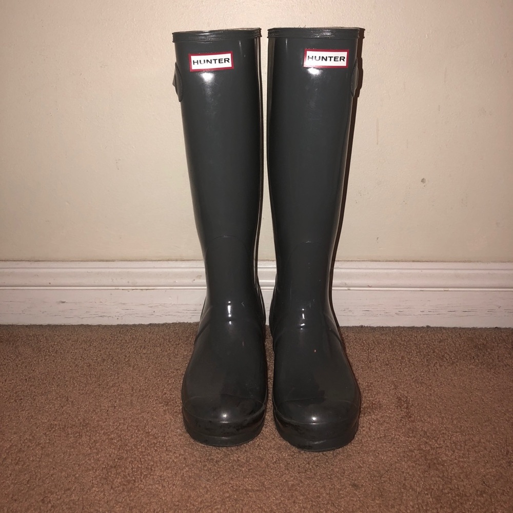 Hunter Original Glass Boots- Grey