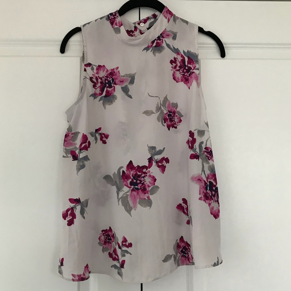 Floral flowy tank