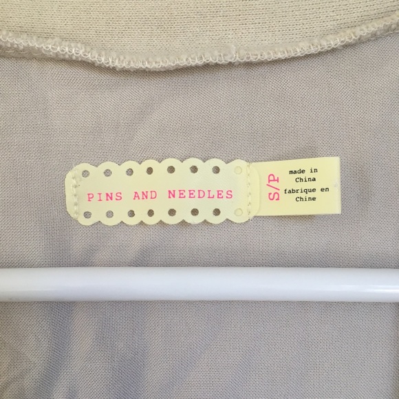 UO pins and needles tan cardigan - Picture 3 of 3