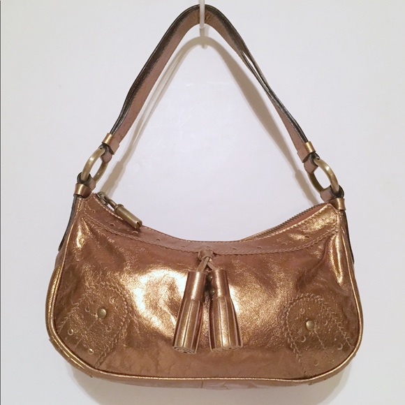 burberry gold purse
