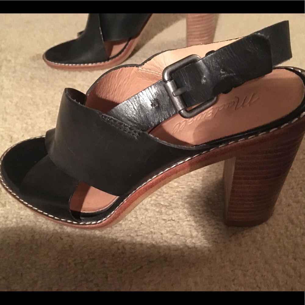 Madewell black sandals
