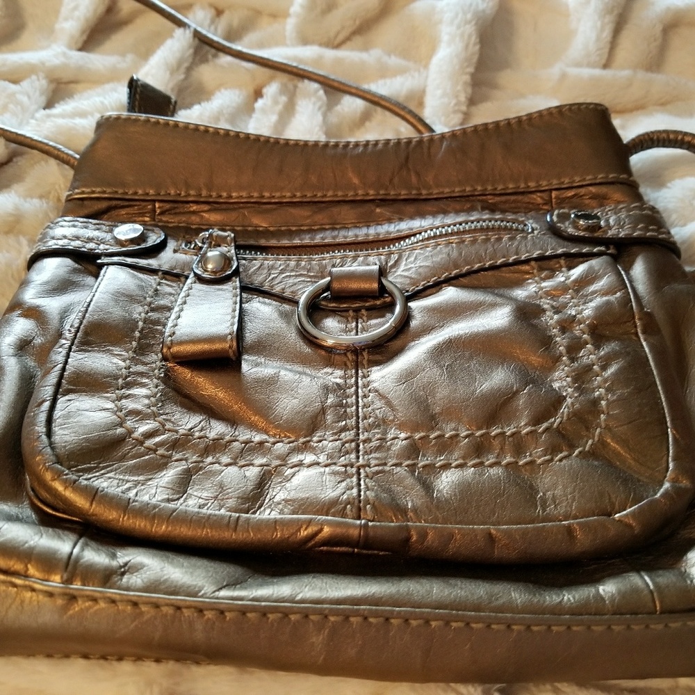 Crossbody leather bag
