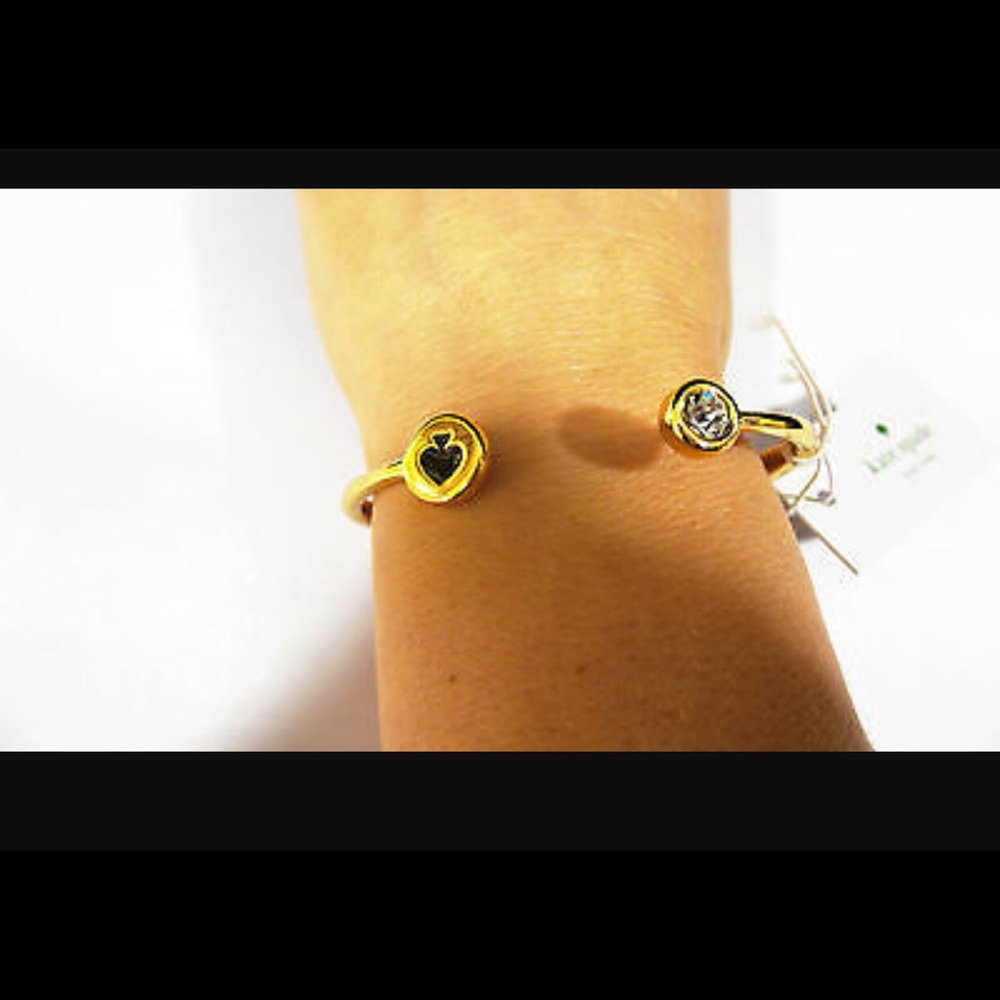Kate Spade spot the Spade ♠️ hinged bangle