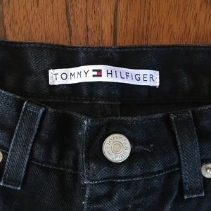 Vintage Tommy Hilfiger Black Straight Leg Jeans