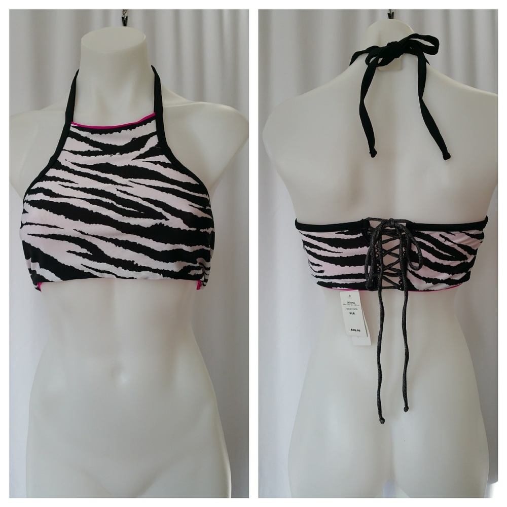 NWT California Kisses adult dance swim top  S/M/L