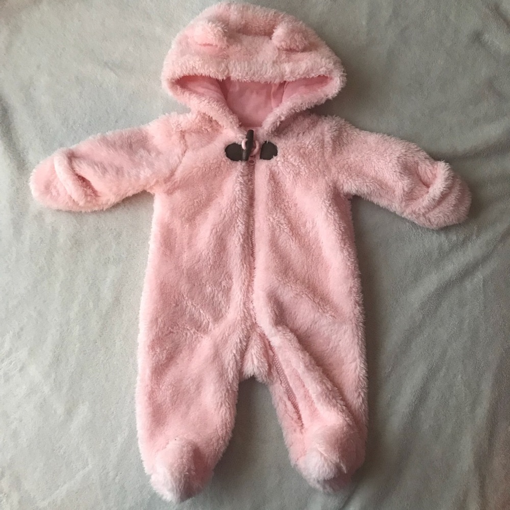 Carters Newborn Fleece footed jumper