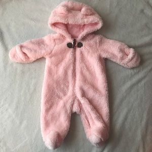 Carters Newborn Fleece footed jumper