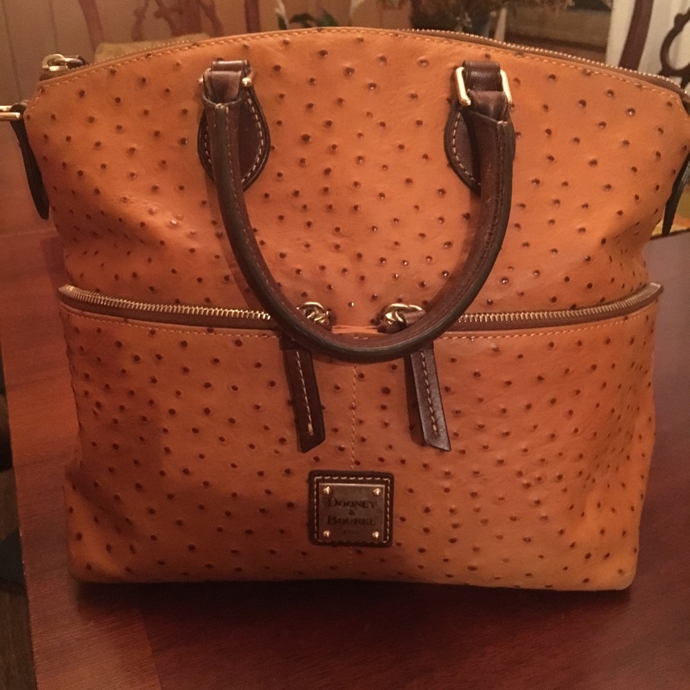 Dooney & Bourke Ostrich Domed Satchel