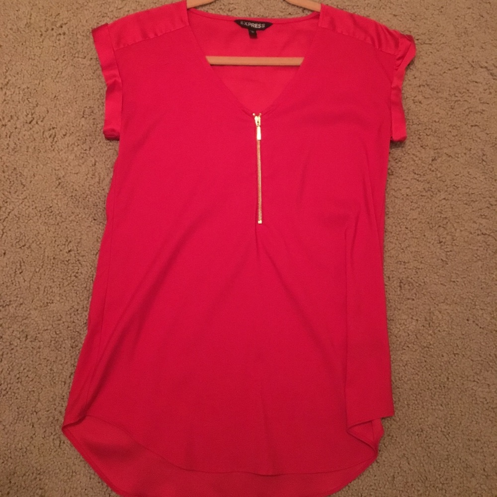 Red blouse