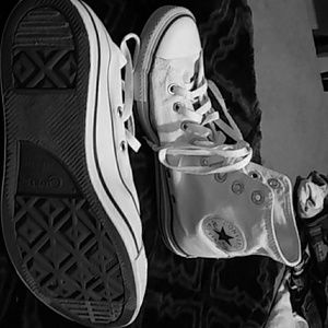 White Converse All-Stars