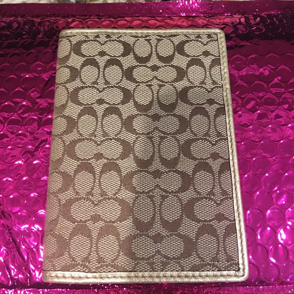 Coach passport case