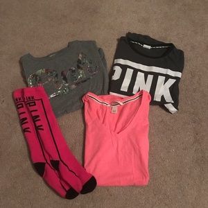 T-shirts and socks