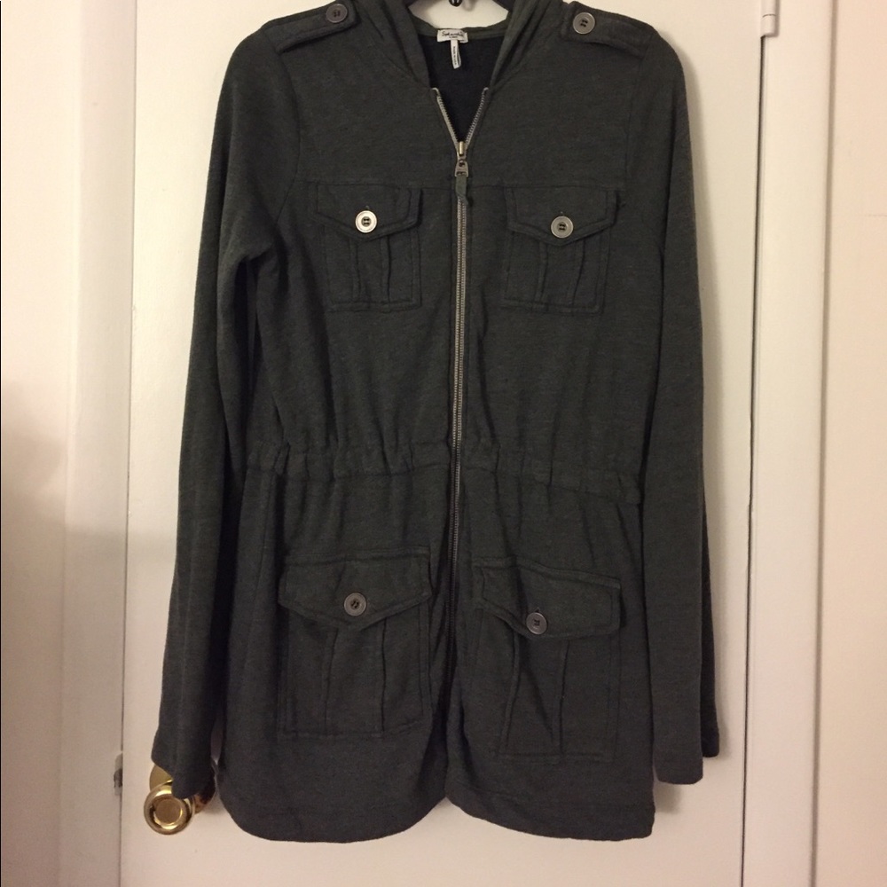 Splendid zip up (tunic length)