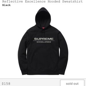 SOLD.    Supreme Excellence Reflective Hoodie