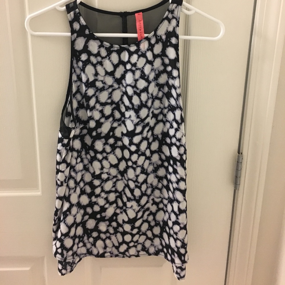 Blue multi-colored Eight Sixty tank top