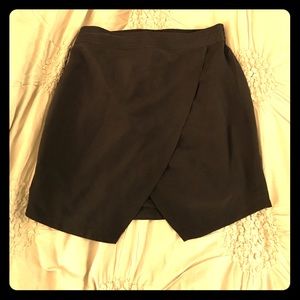 Black silk Madewell skirt size S