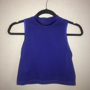 Purple Nike dry-fit crop top