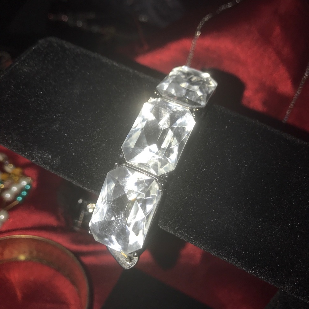 Big rhinestone bracelet