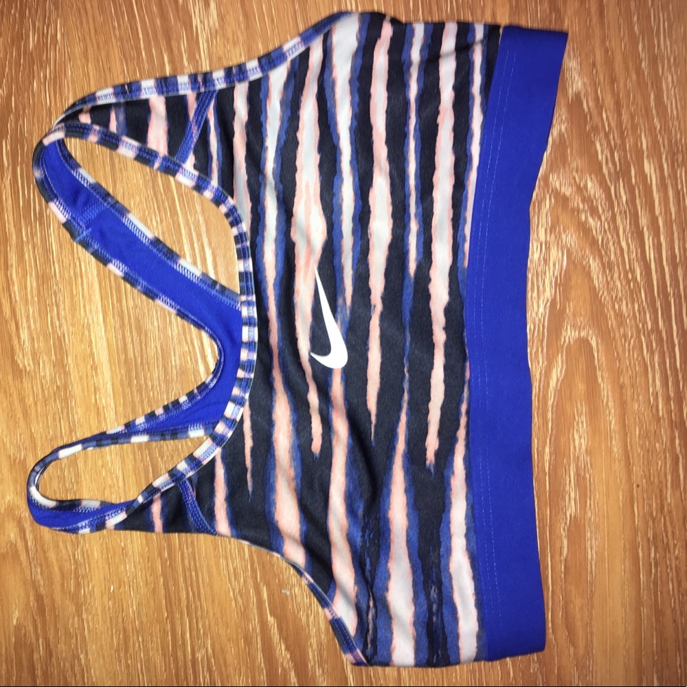 Striped Nike Sports Bra