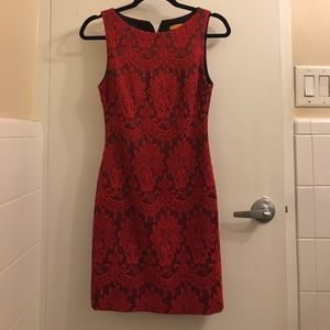 Beautiful lace brocade Alice and Olivia dress