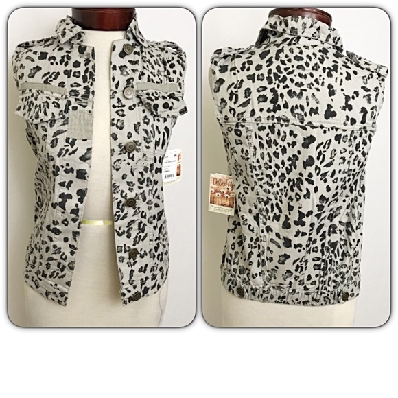 💥HOTSALE💥Rockstar Animal Print Utility Vest sold - Picture 6 of 7