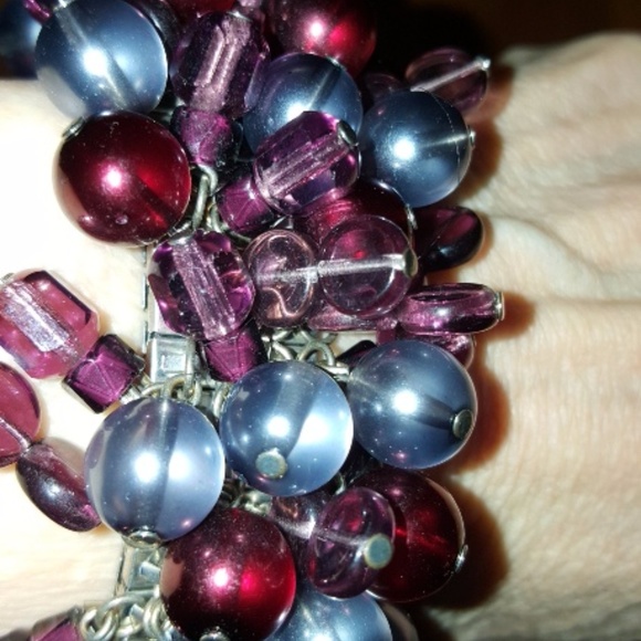 NICOLE MILLER Beaded Multicolored Stretch Bracelet - Picture 4 of 5