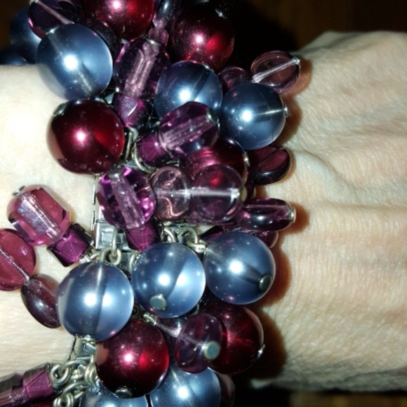 NICOLE MILLER Beaded Multicolored Stretch Bracelet - Picture 5 of 5