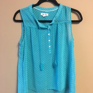 🦇Teal Peasant Tank🦇